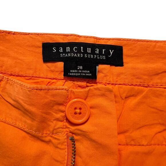 Sanctuary Orange Shorts Size 28 NWT - Picture 4 of 6